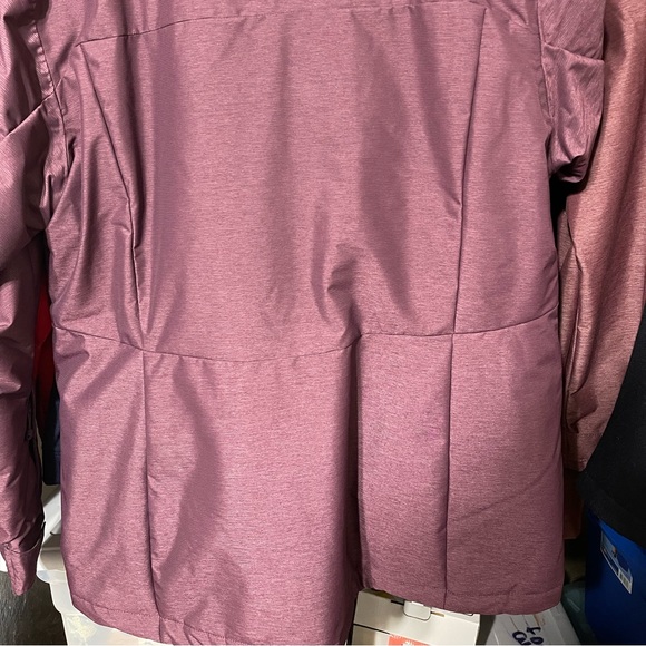 Columbia Womens Big Puffy Thermal Purple Jacket - Picture 12 of 12